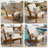 Aylssa Acacia Wood Outdoor Armchairs
