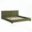 Maly Upholstered Platform King Size Bed With Curved Tufted Headboard-117276367