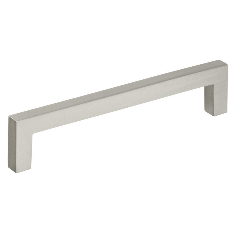 Monument 5-1/16 inch (128mm) Center-to-Center Satin Nickel Cabinet Pull - 10 Pack, 5 1/16", Satin Nickel
