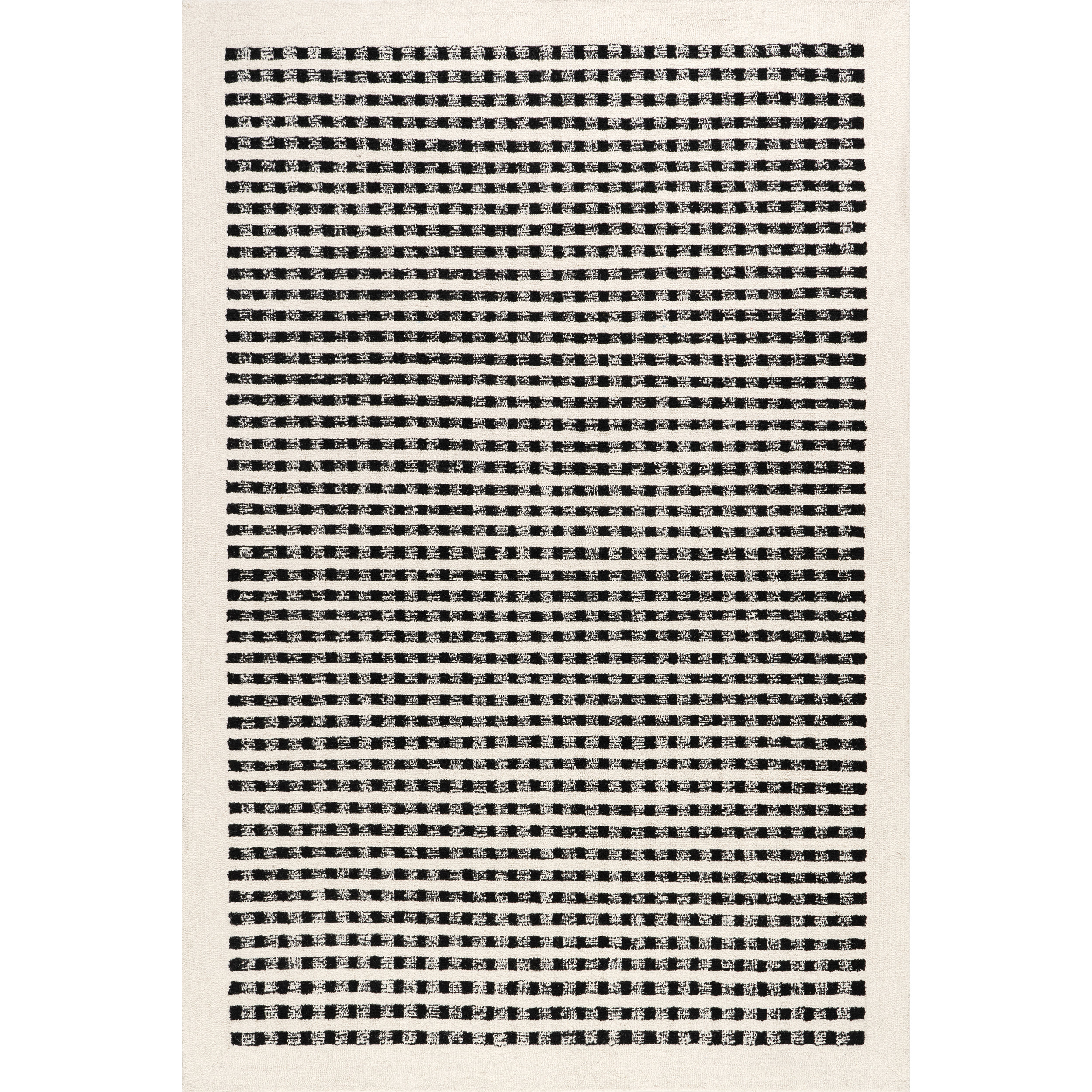 10 x 14 Red Barrel Studio® Adahlia Checkered Wool Area Rug & Reviews | Wayfair