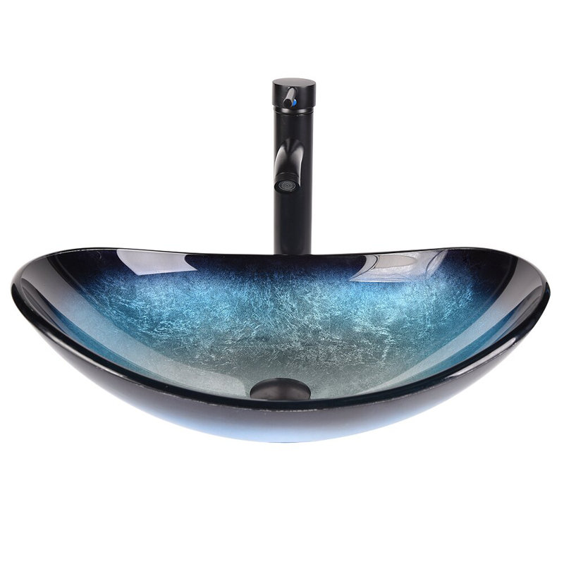 Ensemble de meuble-lavabo simple 24 po Alarna, Bleu