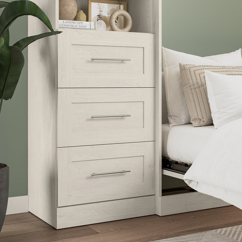 Tiroir Arlex, Chêne blanc lin, H 37,68 po x l 35,47 po x P 17 po
