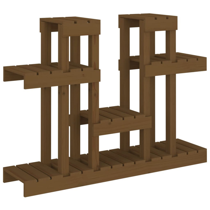 Alvester Plant Stand, Honey Brown