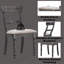 Ensemble de 2 chaises d'appoint Leventis