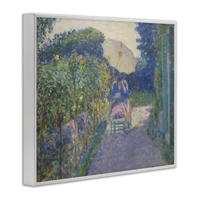 Giclée classique de femme dans le jardin par one1000paintings