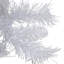 Couronne de Noël artificielle 24 po en pin mélangé blanc et argent - non éclairée