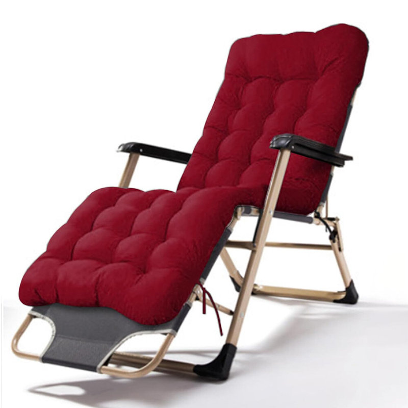 Coussin de balancelle de 65 po x 20 po pour l'extérieur, Rouge vin