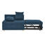 Fauteuil convertible convertible avec dossier et fauteuil inclinable avec canapé-lit et roulettes, tissu en lin moderne pour le salon pour les espaces restreints-1783857032