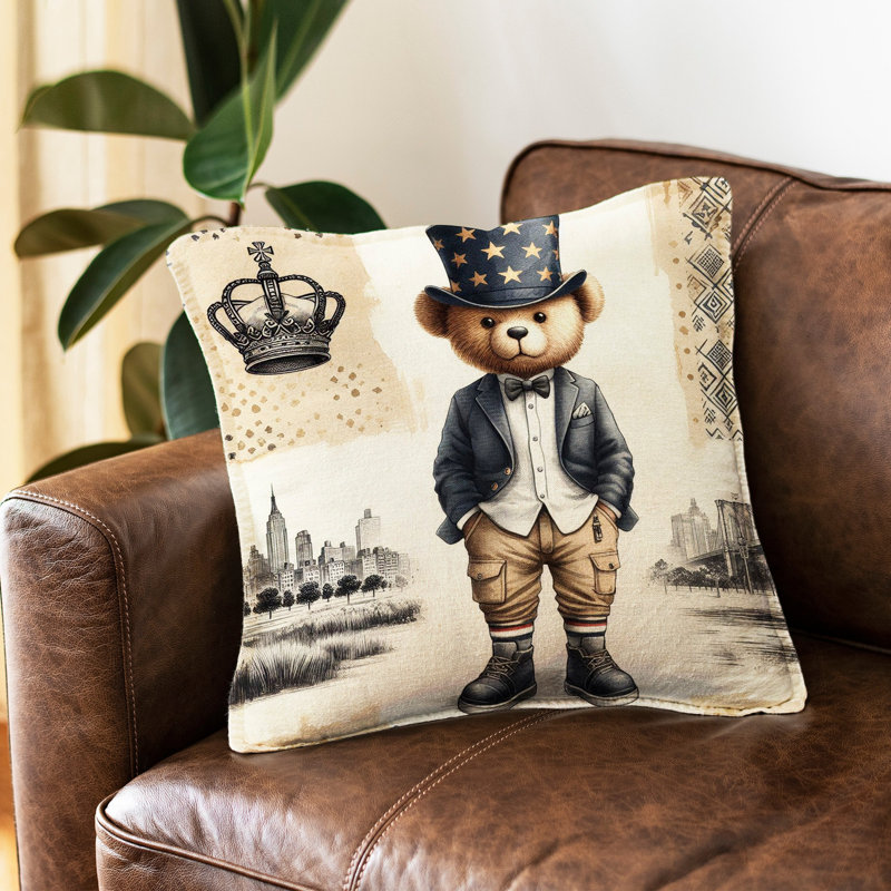 Abstract Throw Pillow