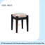 Ensemble coiffeuse 39 po en bois de style bohémien rétro avec prise de charge, port USB et tabouret, coiffeuse avec 3 tiroirs de rangement et 1 tiroir rectangulaire en rotin-906100173