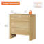 Table de chevet 3 tiroirs Modern Modern-533389420