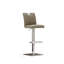 Ruger Swivel Upholstered Adjustable Height Bar Stool with Stainless Steel Frame-16227595-25634991