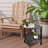 Oval Double Adirondack Side Table,Patio Table-1550056211