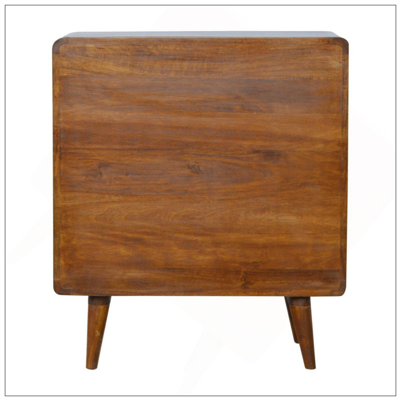 Commode courbée courbée