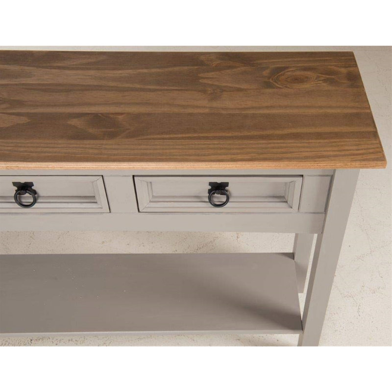 122cm Solid Wood Console Table