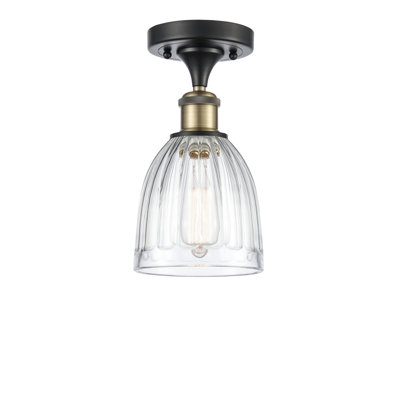 Plafonnier semi-encastré 1 lumière 5,75 po Dunder