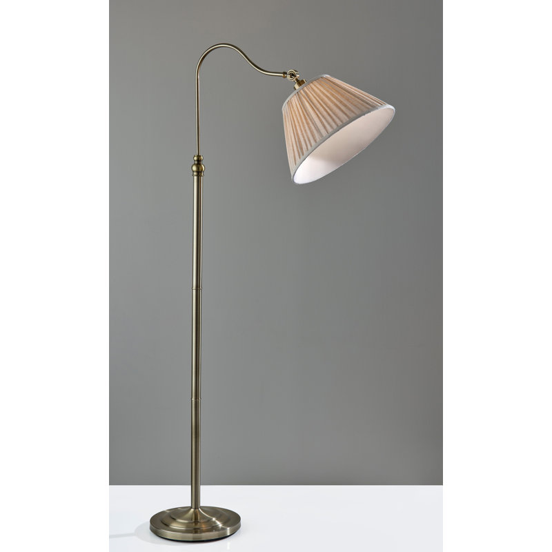 Lampe sur pied Shiloh, Laiton antique