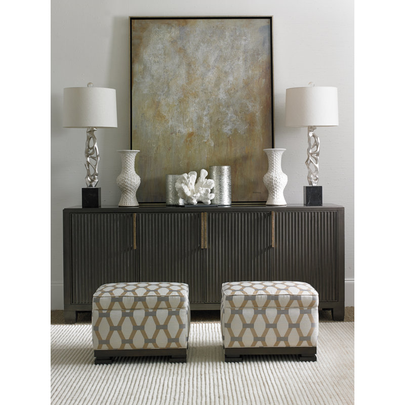 Marco 85'' W Solid Wood Sideboard, Driftwood