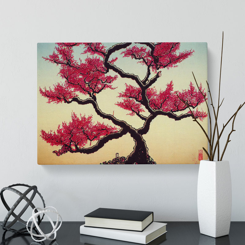 Splendorous Cherry Blossom Tree - Wrapped Canvas Print, 50cm H x 76cm W x 3cm D