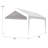 Carport Replacement Canopy Cover, Waterproof & UV Protected Tarp With 76 Elastic Buckles Suit For Garage Shelter, Frame Is Not Included-114653599