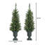 Hadijatou Lighted Artificial Pine Christmas Tree-75671332