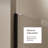 Glass Shower Door 30 - 60 In.W X 72 In.H, 1/4" Thick Tempered Glass, Stainless Steel Handle, Black Supporting Bar, Walk-In Screen, Fashionable And Practical, Leak- Installation Screen Sliding Door,