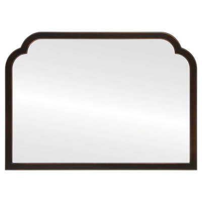 Miroir de cheminée encadré