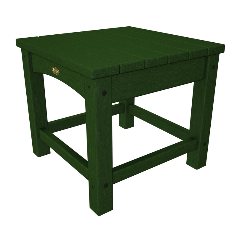 Table d'appoint POLYWOOD Rockport Club 18 po, Vert foncé