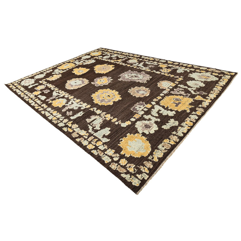 Tapis brun foncé Pursley