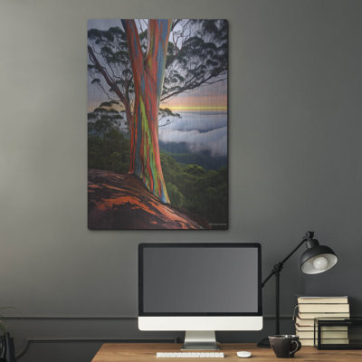 Winston Porter 'Rainbow Eucalyptus 1' by r3darch0n Metal Wall Art