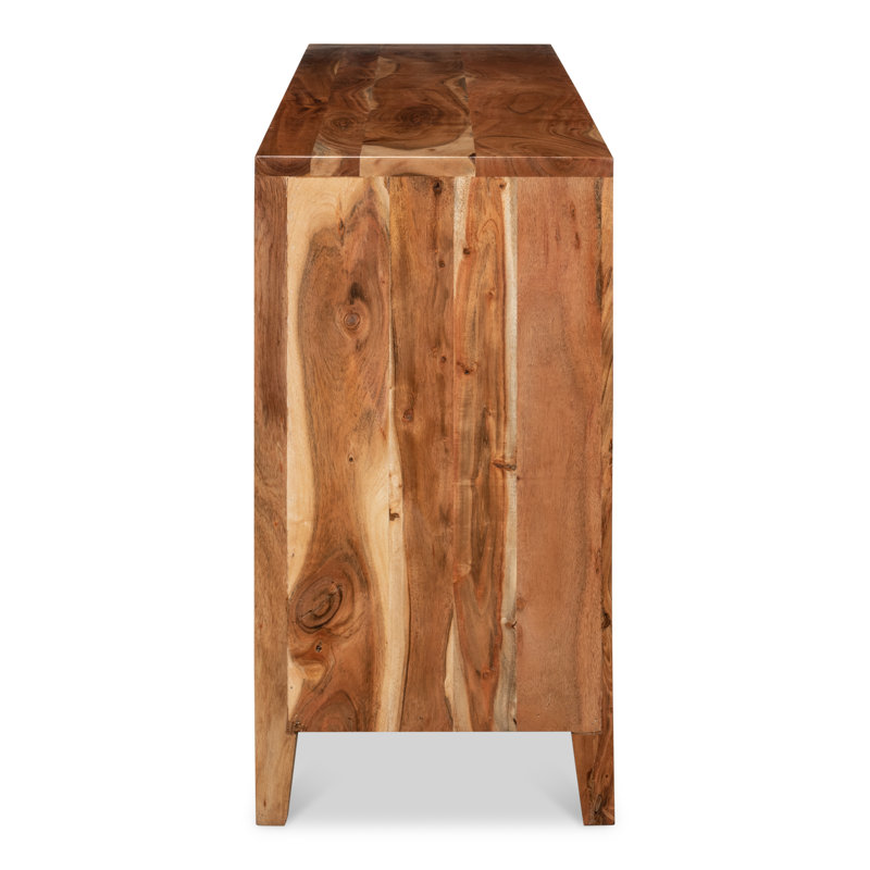 Facet 72'' Rustic Acacia Solid Wood Sideboard