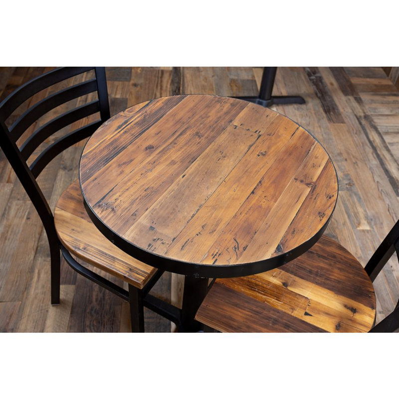 Plateau de table rond The The Rustic Prairie , H 1,5 po x L 48 po x l 48 po