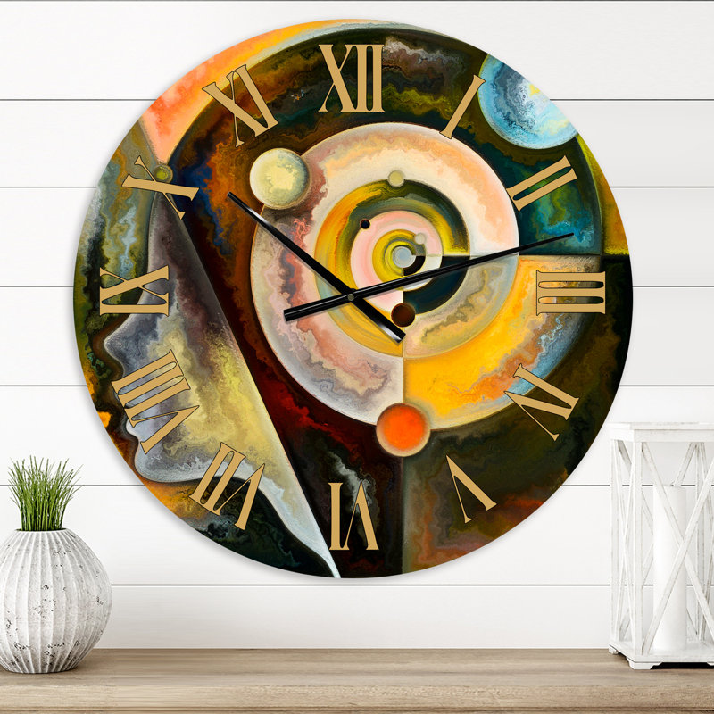 The Mind's Eye II - Horloge murale moderne, Surdimensionné