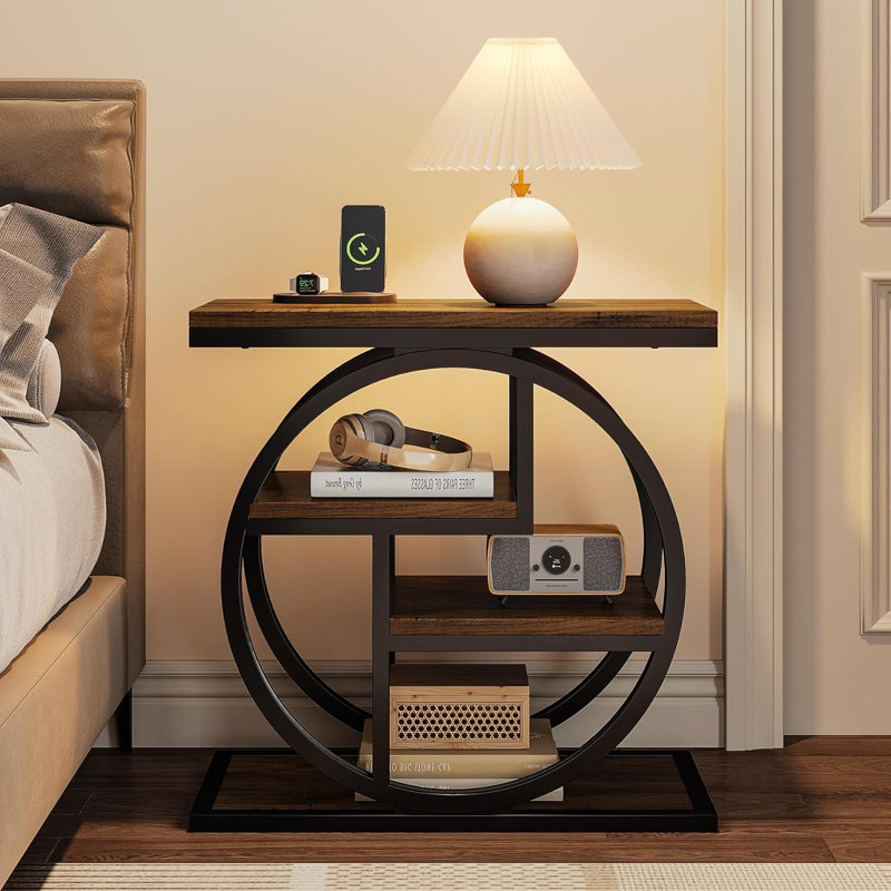 Amelianna Trestle End Table