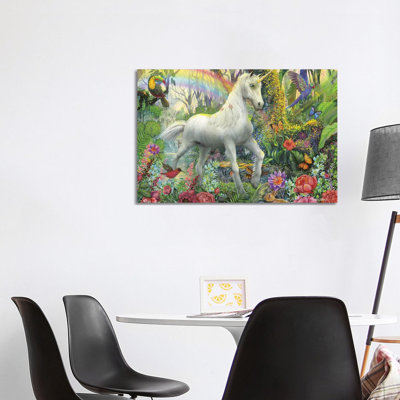 Rainbow Unicorn by Ed Wargo - Wrapped Canvas Gallery-Wrapped Canvas Giclée