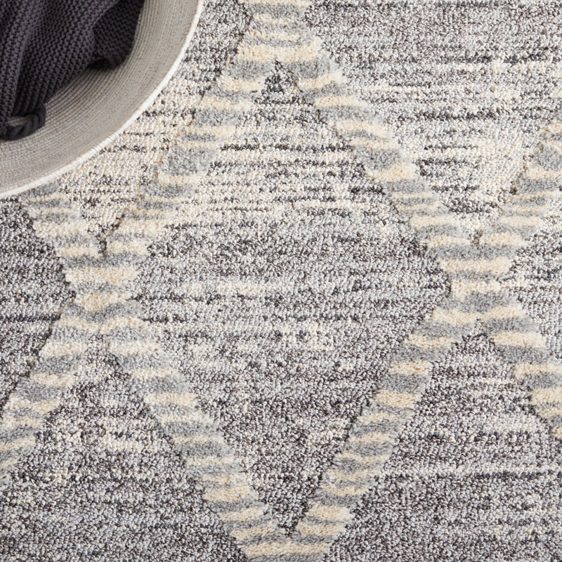 Martha Stewart Lucia Shag Performance Geometric Rug, Runner 2' x 8'