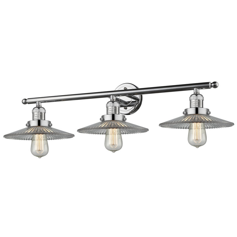 Miramontes 3 - Light Vanity Light, Halophane, Polished Chrome
