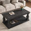 Table basse Farmhouse avec tablette de rangement-459552959