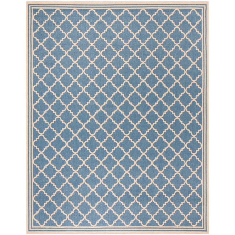 Adler Performance Geometric Indoor/Outdoor Area Rug, Rectangle 9' x 12'