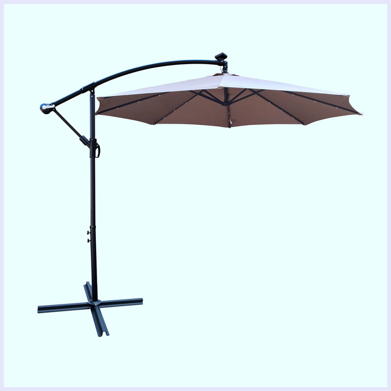 Parasol Celik 120 avec contrepoids inclus, Champignon