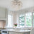 5-light Dimmable Shell Flush Mount