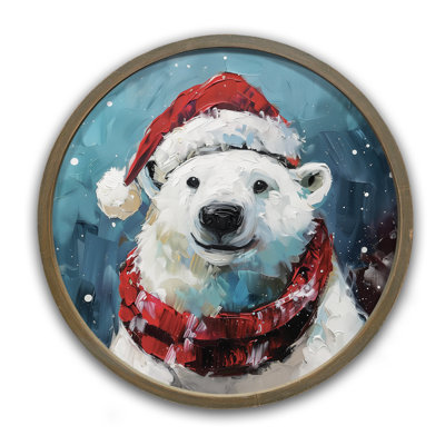 «Painterly Christmas», reproduction encadrée