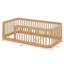 Structure de lit en bois avec clôture-1927759136