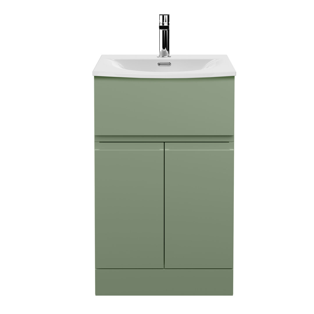 Urban 510mm Single Bathroom Vanity with Integrated Vitreous China Basin
