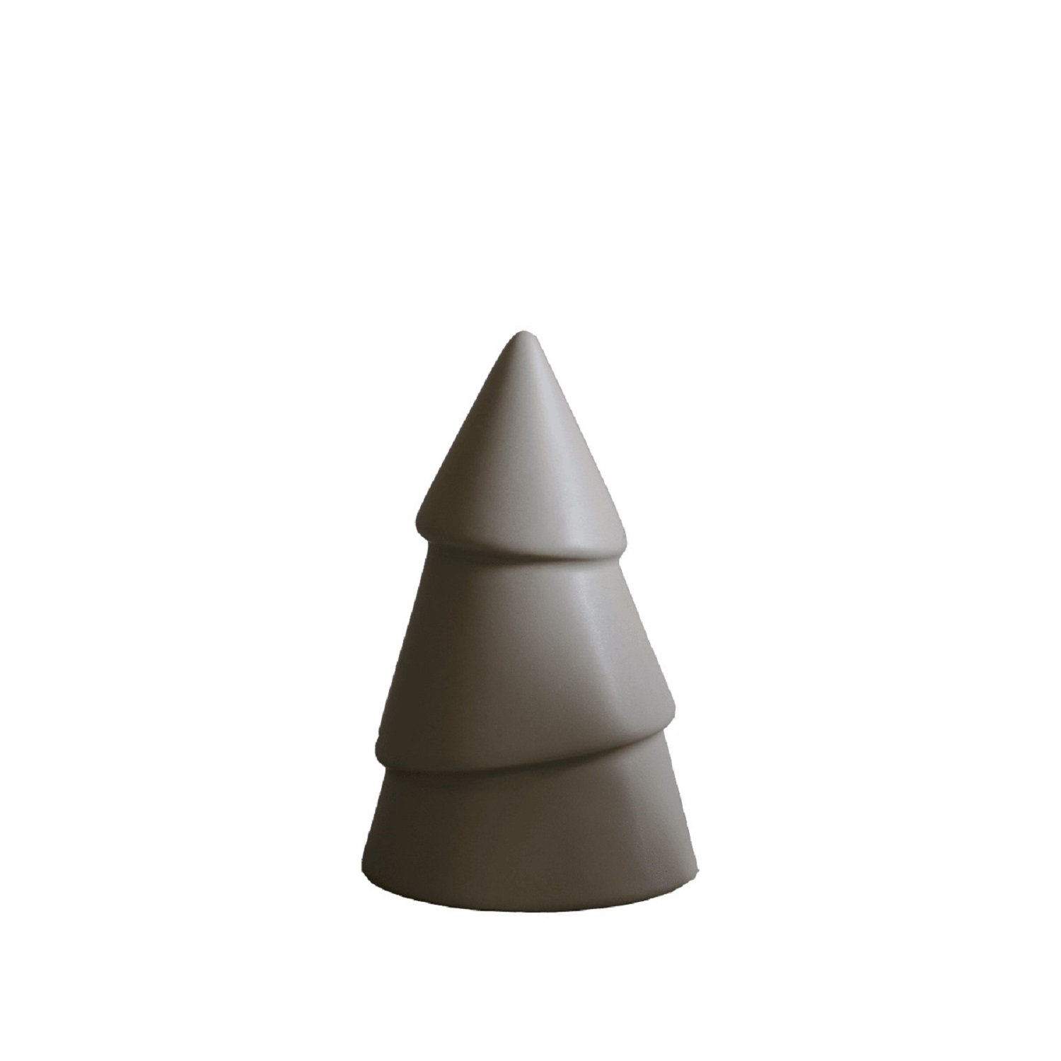 Ceramic Sculpture, 4.33'' H x 2.76'' W x 2.76'' D, Gray