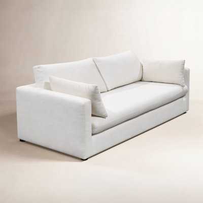 Haven 87.8" W Upholstered Sofa,Beige