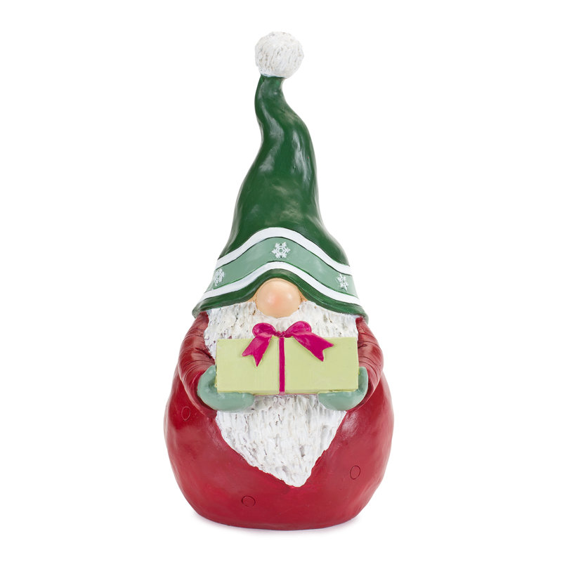 Gnome des Fêtes avec arbre et cadeau (ensemble de 2)