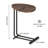 2-Pieces C-Shaped Side Table, C Table End Table