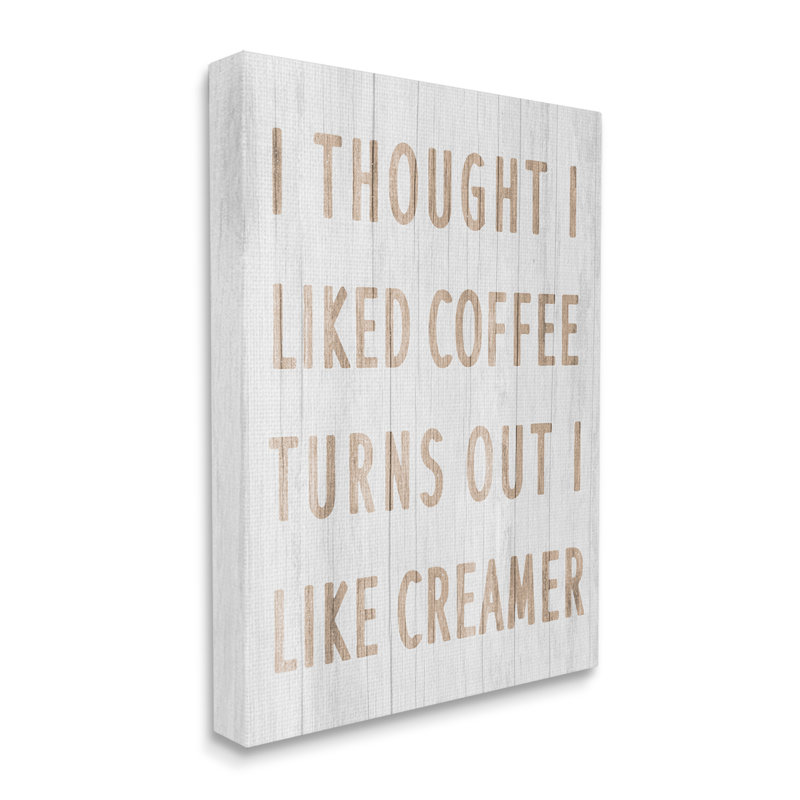 «Funny Kitchen Coffee», art mural sur toile par Lil 'Rue, H 20 po x l 16 po x P 1,5 po