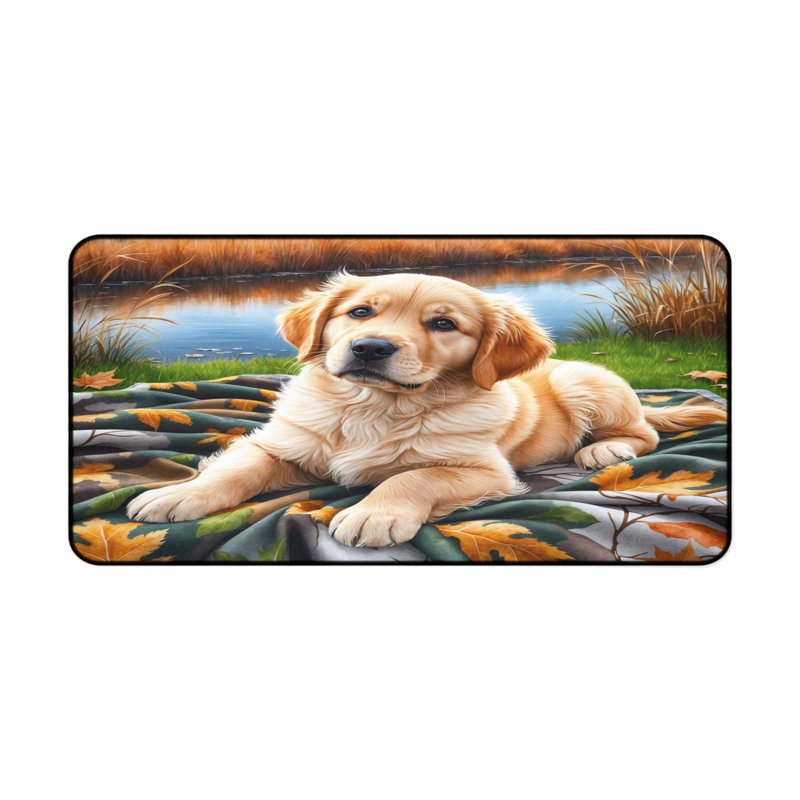 Polyester Desk Pad, 23.6x13.8